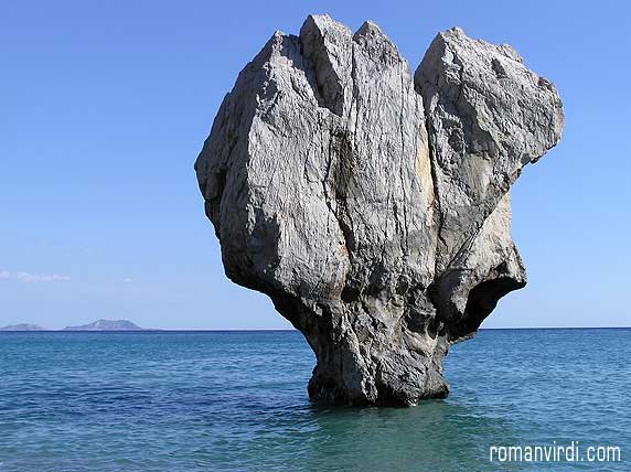The Bizarre Rock at Preveli Beach