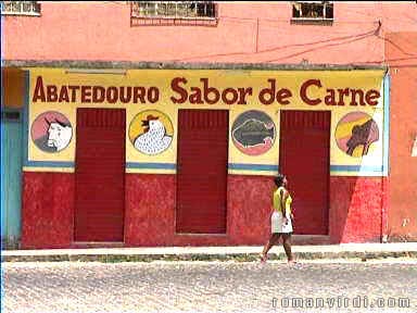 Meat shop in Cachoeira