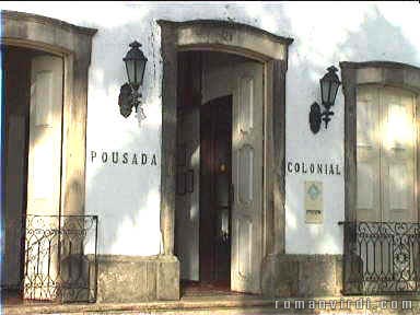 Entrance to Pousada Colonial in Penedo