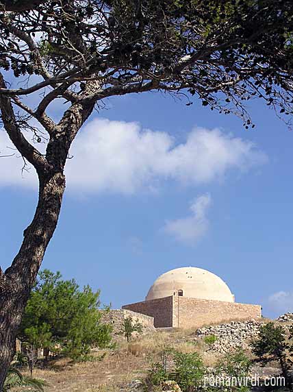 The Mosque at the top of Rethymno Fort