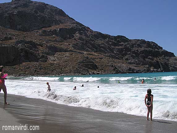 Nice Hefty Waves at Plakias Beach