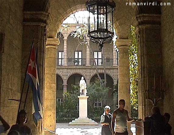 Entrance of Palacio de los Capitanes Generales
