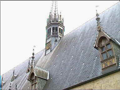 Roof of Hostel Dieu in Beaune