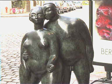 Sculpture on Beaune street