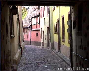 An old Colmar alleyway