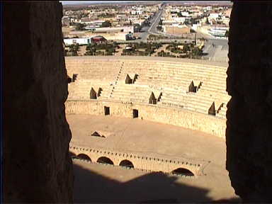 Magnificent Roman Coliseum at El Jem 