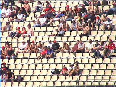 During the qualifyings, the seats weren't quite full up. They would fill during the main event