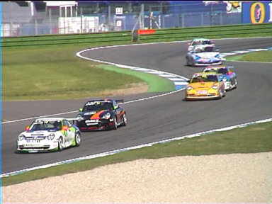 Before the F1 event commenced, the Porsche Carrera championship took place