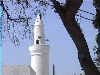 Mosque Tower in Houmt Souk, main city of Djerba