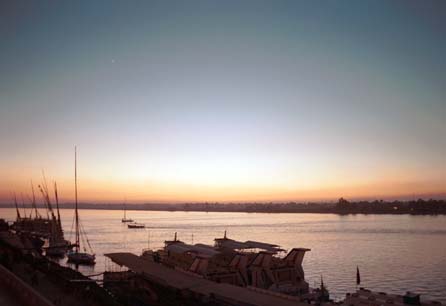 The Nile at dusk