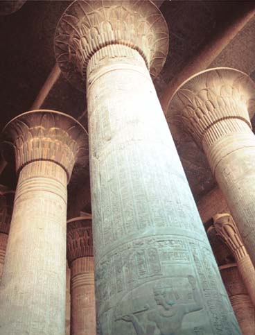 Pillars at Abu Simbel