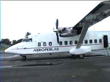 Our plane from Bocas to David