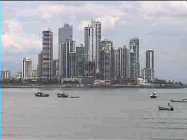 Modern Panama City skyline