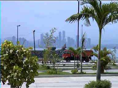 Panama City skyline from the Causeway