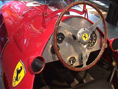 Ferrari Vintage racer in the Ferrari Museum in Maranello