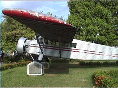 Jimmy Angel's actual plane in which he "discovered" the Angel Falls and crash-landed on Auyan Tepui is on display outside Ciudad Bolivar airport. It was recovered and restored in the 70's by the Venezuelan Air Force